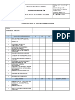 Listas de Chequeo de Documentos Entregados ACTUAL