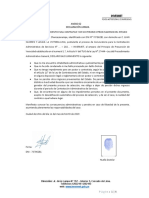 De No Tener Impedimento para Contratar y de No Percibir Otros Ingresos Del Estado