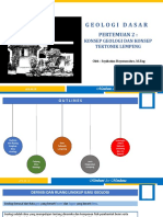 Pertemuan 2 - Konsep Geologi Dan Tektonik Lempeng