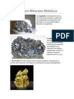 Recursos Minerales Metalicos, No Metalicos y Energeticos