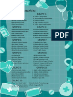 Grupos de Bioseguridad Tercer Ciclo