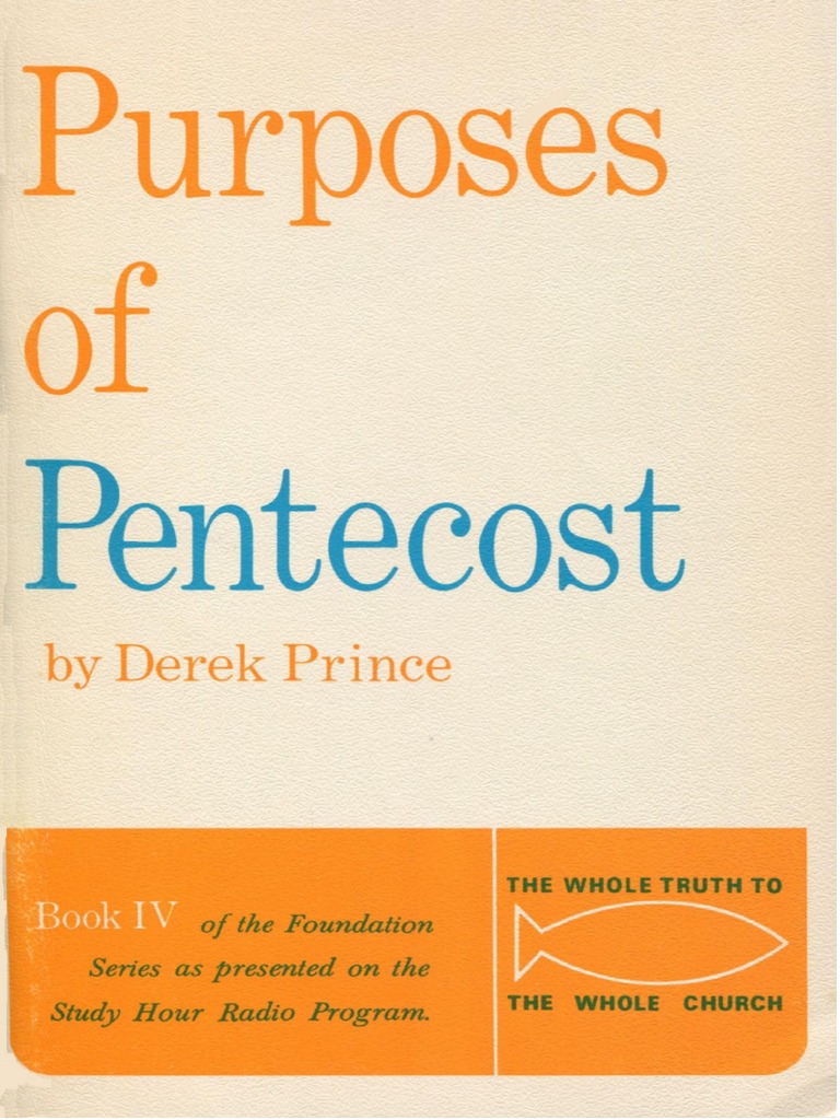Buts de La Pentecôte Derek Prince PDF SaintEsprit Jésus