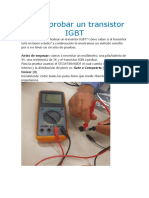 Cómo Probar Un Transistor IGBT