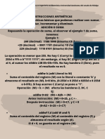 3 Operaciones (Lógicas y Aritméticas)