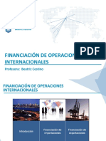 Financiación de Operaciones Internacionales: Profesora: Beatriz Cestino