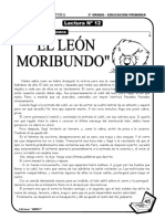 Comprension El Leon Moribundo)