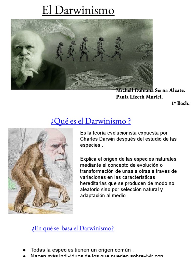 El Darwinismo | PDF | Ciencias sociales | Ciencia y matemáticas, image size:768x1024