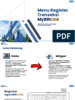 Menu Register Transaksi BRILink - MyBRILink