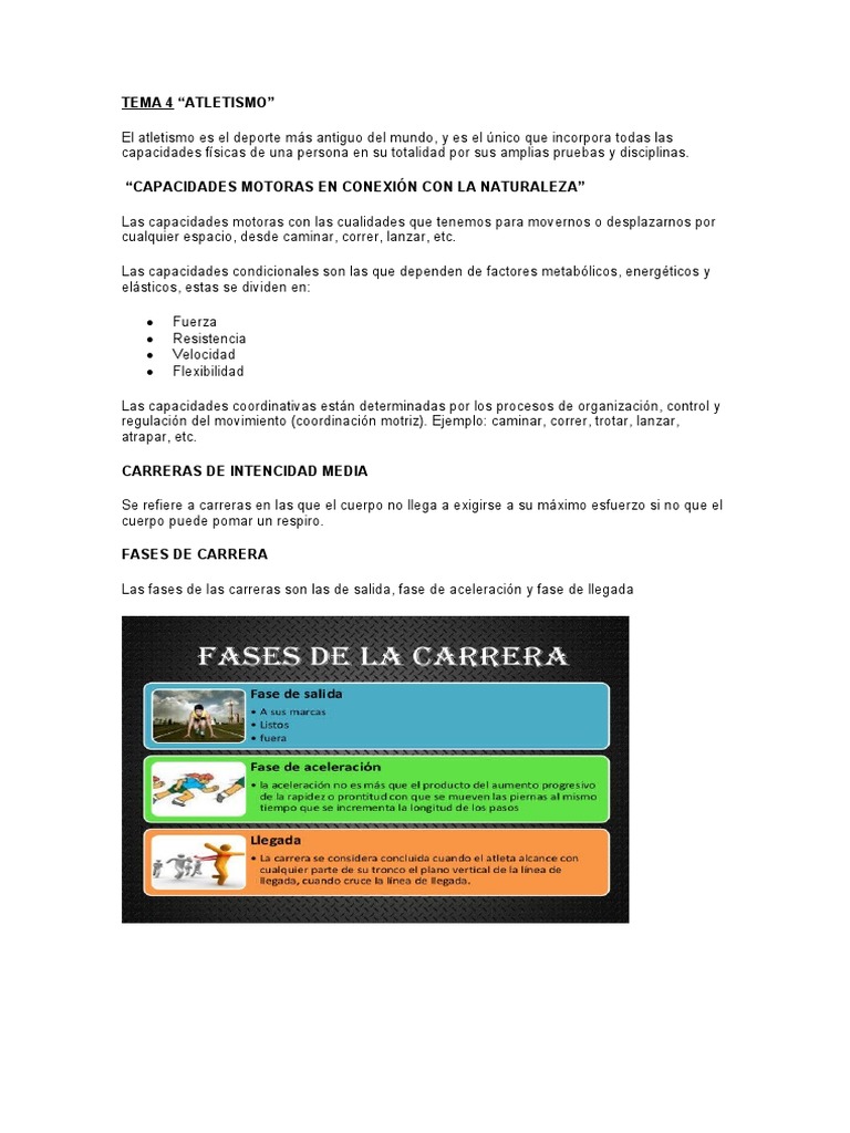 Guía Completa de Atletismo | PDF | Corriendo | Deporte del atletismo