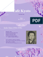 Cafe Kyoto Presentation
