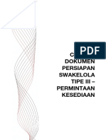 Contoh Dokumen Persiapan Swakelola Tipe III Permintaan Kesediaan - Clean