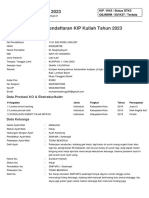 Formulir Peserta KIP Kuliah 2023