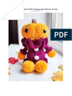 Calabaza Jack PDF Amigurumi Patron Gratis