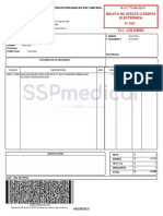 Servicios Médicos Integrales SSP Limitada: Boleta No Afecta O Exenta Electrónica