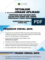 Petunjuk Verval Data Calon PPPK Dosen & Tendik PTK Kemenag 2022