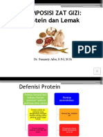 Sesi 3 KOMPOSISI ZAT GIZI - Protein Dan Lemak