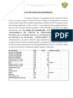 acta de saldo de materiales qhapaq ñan