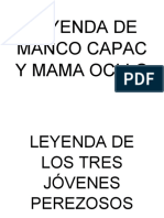 Leyenda de Manco Capac y Mama Ocllo