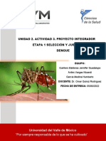 Unidad 2. Actividad 3. Proyecto Integrador Etapa 1 Selección Y Justificación Dengue