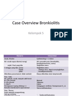 Case Overview Bronkiolitis