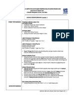 Format Jadual Pertandingan