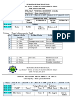 Print Jadwal Prakek, Pas, 2019