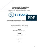 Rep Med - Huma Jackelin - Salazar Asociación - Entre.acantosis - Nigricans.diabetes - Mellitus.tipo.2