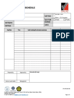 DTU-F02-QAC-00 Internal Audit Plan or Schedule