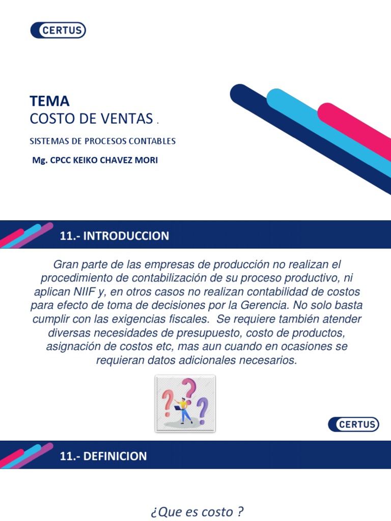 Costo de Ventas y Contabilidad de Inventarios | PDF | Inventario | Costo
