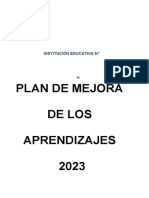 DPCC 2023 - Plan de Mejora