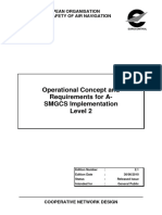 Operational Concept and Requirements For a-SMGCS Implementation Level 2 - EuroControl