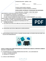 ACTIVIDAD EVALUATIVA Materia, Cuerpo, Material, Propiedades - Inclusión1