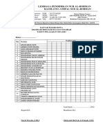 Daftar Hadir Siswa