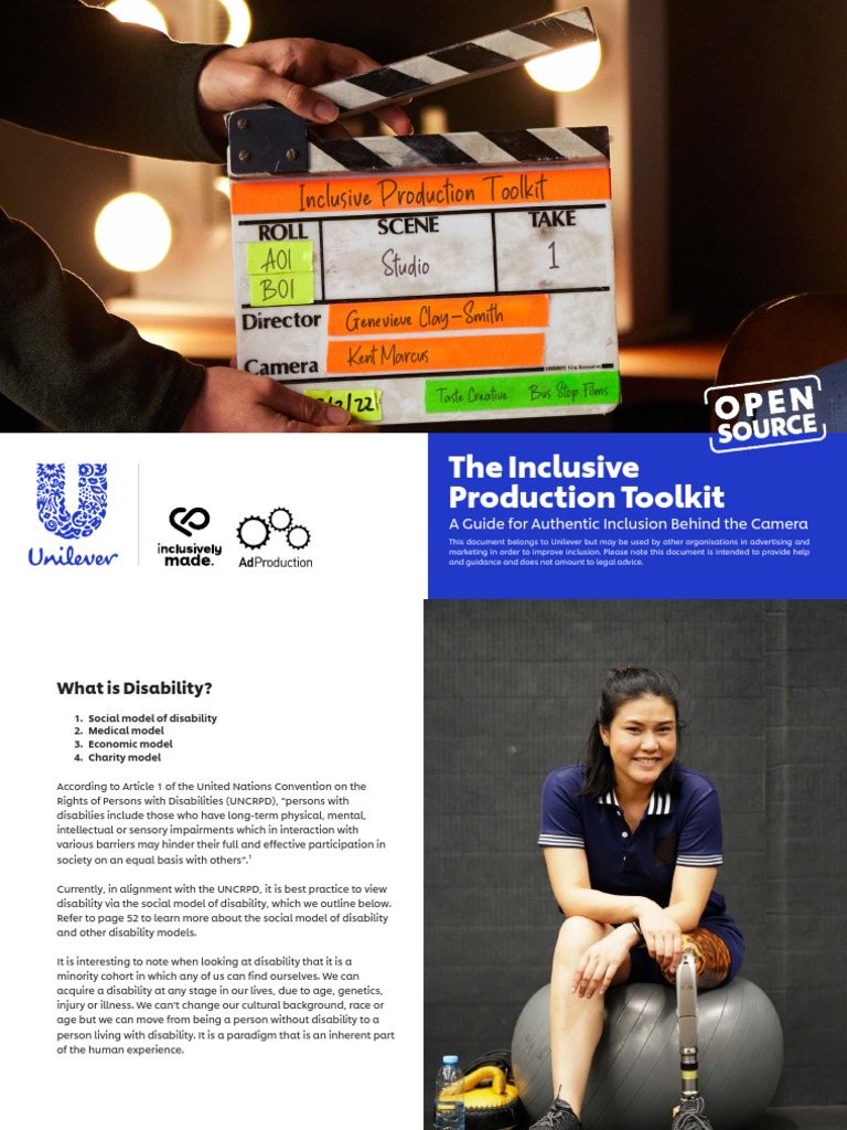 Inclusive Production Toolkit for Disability | PDF | Disability ...