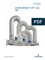 Manual de Instalación Sensores Coriolis Micro Motion Elite para Caudal y Densidad Es 64372