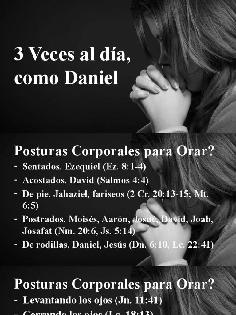 3 Veces Al Día, Como Daniel | PDF | Salud y bienestar | Religión y ...
