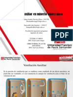 Exposicion de Ventilacion Auxiliar de Minas