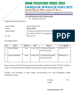 Format Surat Keterangan Mengajar MDT