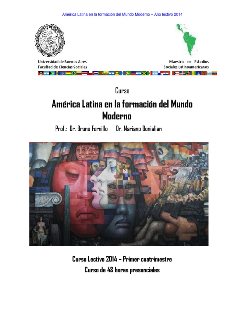 América Latina en La Formación Del Mundo Moderno Fornillo - Bonialian ...