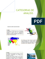 Categorias de Analisis