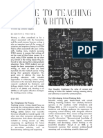 White Elegant Minimalist About Article Page Layout A4 Document