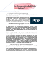 Efecto de Los Biocombustibles en El Medio Ambiente