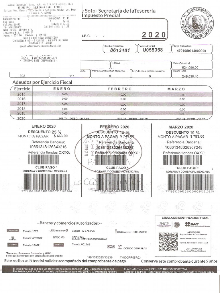 Boleta Predial PDF