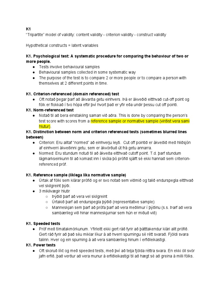 PSYCHOMETRICS INTRODUCTION intelligence overview