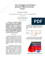 Plataforma Tecnológica de La Etapa 6 "Recepción de Pallets de Envases Vacíos"