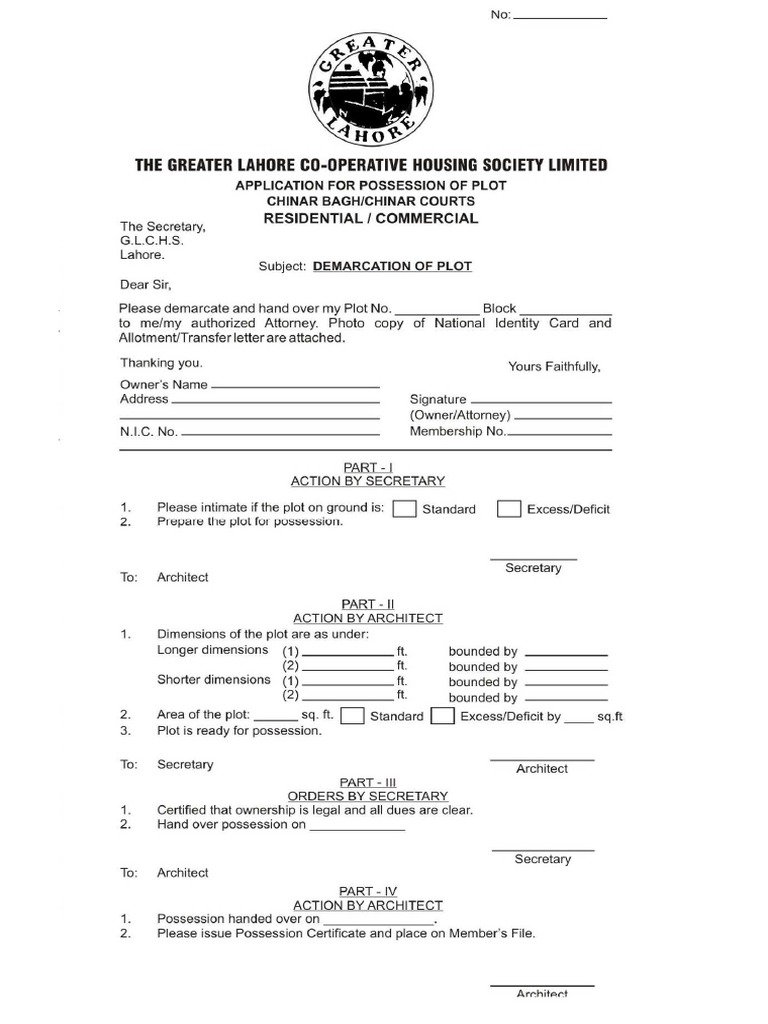 Plot Demarcation PDF