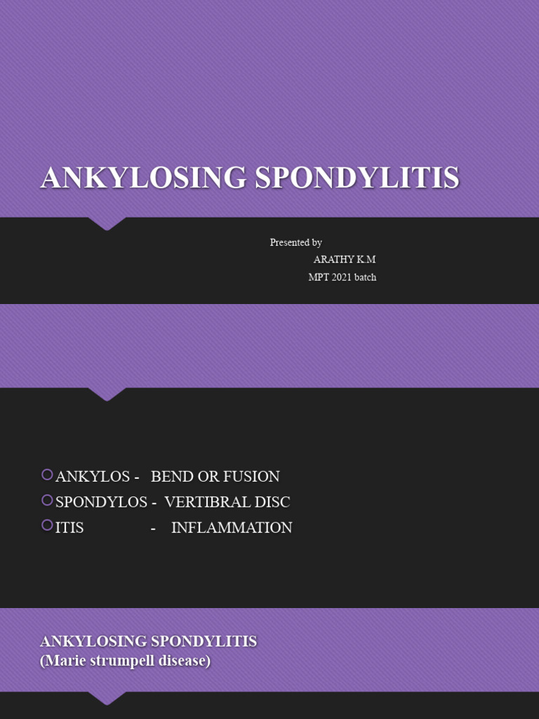 Ankylosing Spondylitis | PDF | Vertebral Column | Pelvis