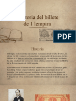 Historia Del Billete Del 1 Lempira