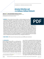 Novel Three-Tier Intrusion Detection and Prevention System in Software Defined Network