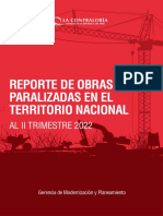 Reporte Obras Paralizadas PDF
